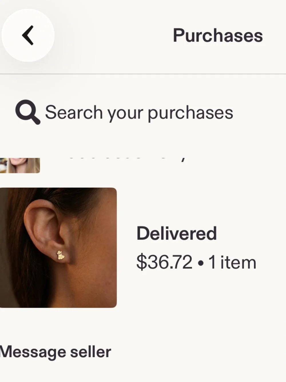 24K Gold Filled Ghost Earrings